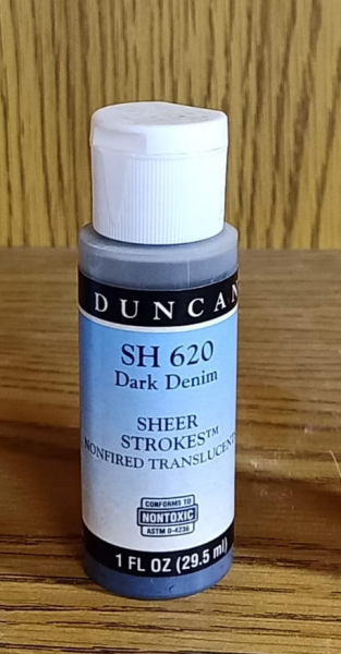SH-620 – Dark Denim – Sheer Strokes – durchscheinend – Kaltmalfarbe von DUNCAN – 29,5 ml – Altbestand