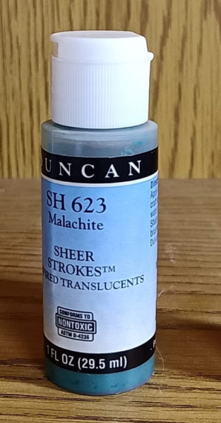SH-623 – Malachite – Sheer Strokes – durchscheinend – Kaltmalfarbe von DUNCAN – 29,5 ml – Altbestand