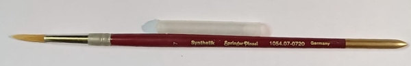 SPRINGER-Pinsel – Synthetik – rund - Größe 7 – 21 mm Borstenlänge