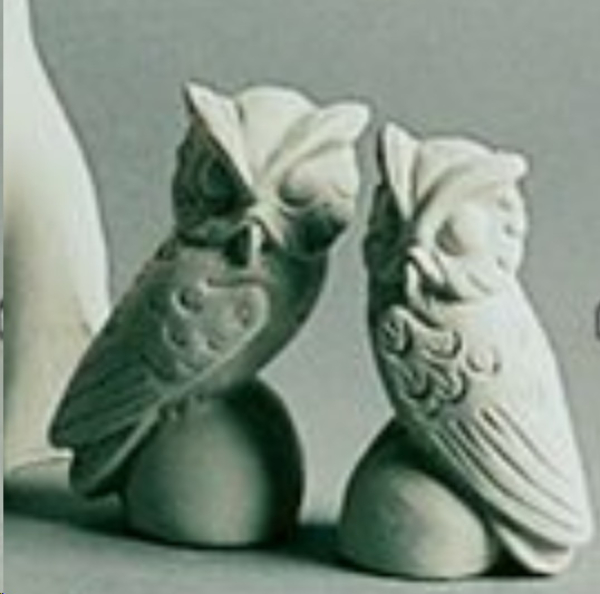 Gießform – neu – Eulenpaar – je 9 cm hoch – Made in Germany