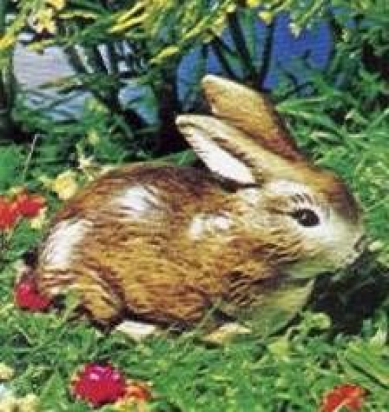 Hase - klein - 7,3 x 5 cm - Schrühware