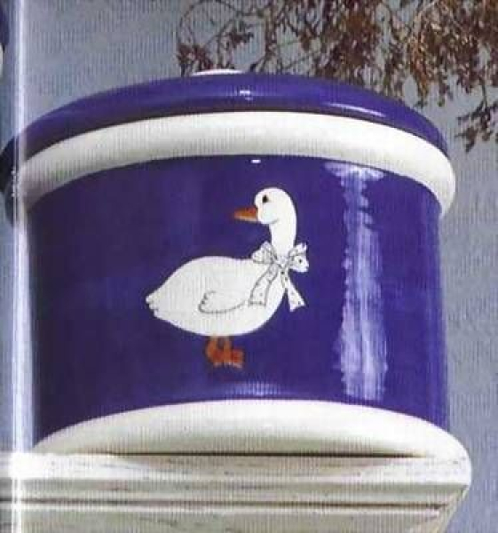 SCIOTO-Gießform - neu – glatter Behälter ohne Deckel (siehe Beschreibung) – 12,5 cm hoch – 17,5 cm Ø  - USA