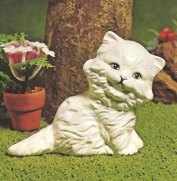 ALBERTAS–Gießform – neu – Katze Gussi – 7 cm hoch