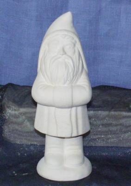 Country-Santa – 24 cm hoch – Schrühware