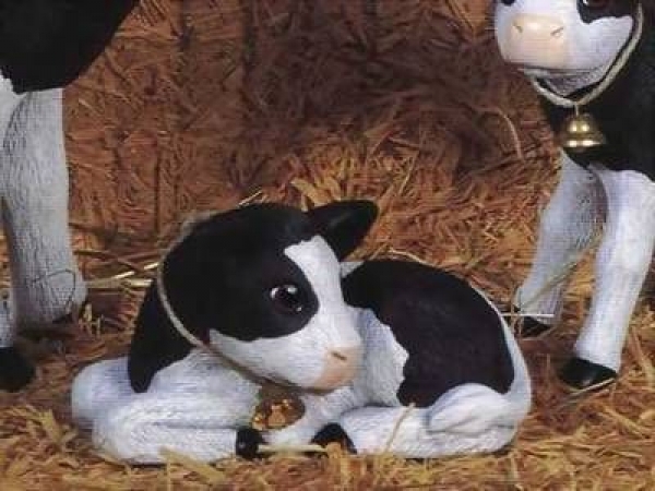 SCIOTO-Gießform - neu – liegendes Kalb – linksschauend – USA
