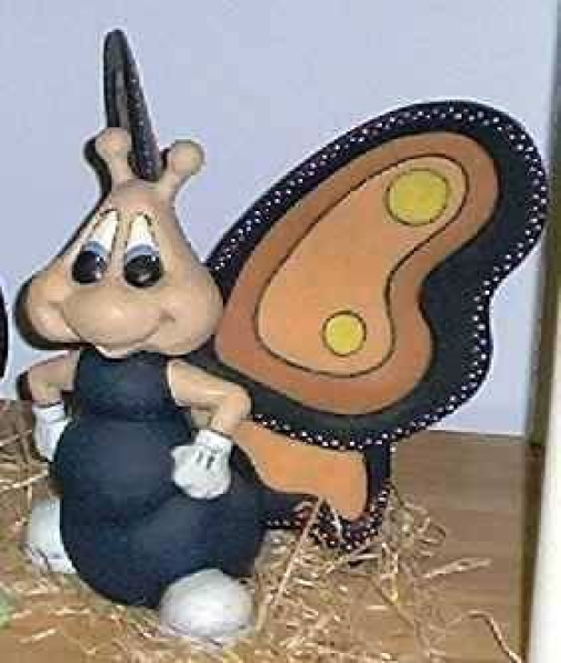 Schmetterling - 25,5 cm - Schrühware