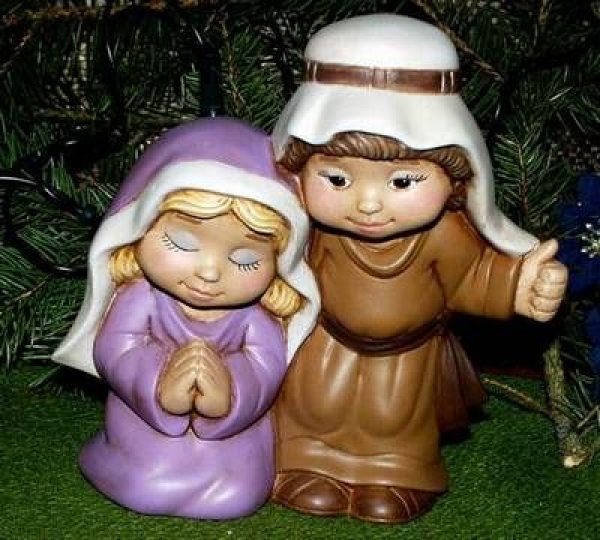 DONAS-Gießform - neu – Kinderkrippe – Maria und Josef – USA