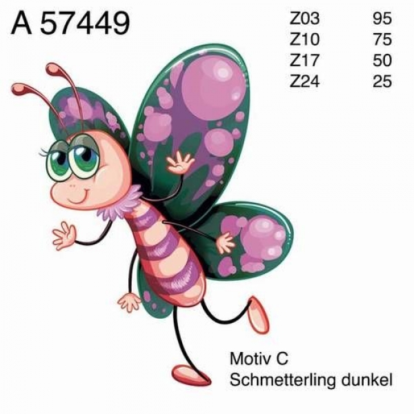 Keramik-Tasse  - Becher mit Wunschname – Motiv: 2 x Schmetterling – Pink Butterfly