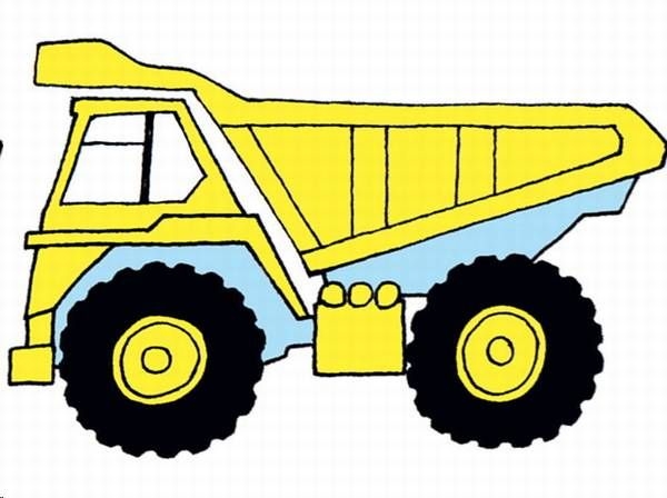 Decal - DUMPER TRUCK YELLOW – 20mm
