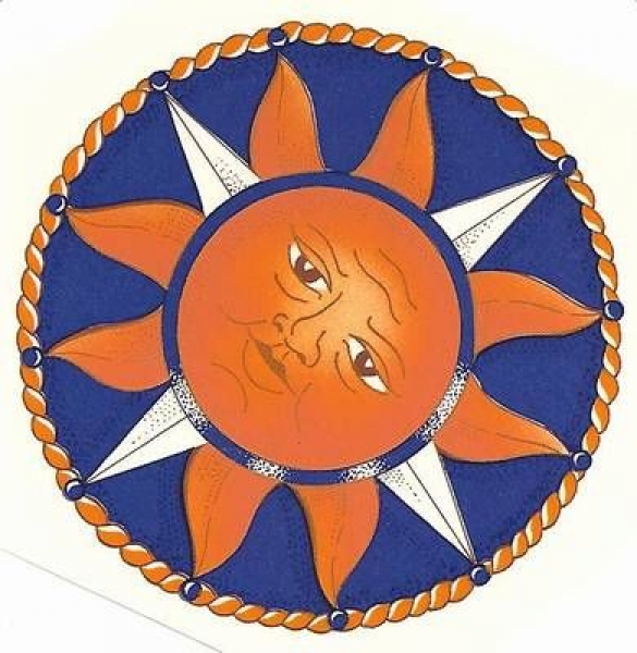 Decal - Sonne - 7,5 cm - DISC
