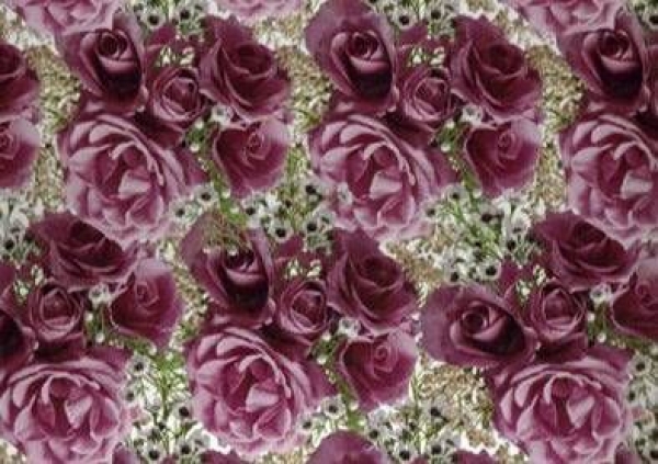 Decal - Purple Rose Chintz