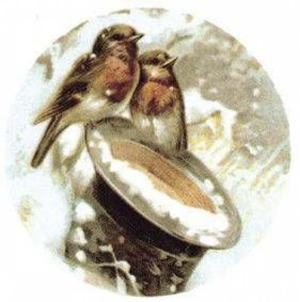 Decal - Snowy Day - 7,5 cm