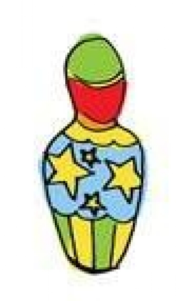 Decal - Keule - CLOWN - 30 x 12 mm - DISC