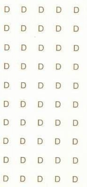 Decal - MINIATURE ALPHABET – "D"