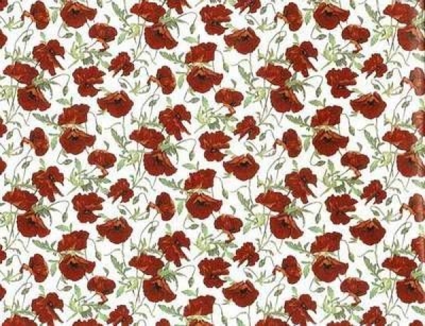Decal - Field Poppy Chintz