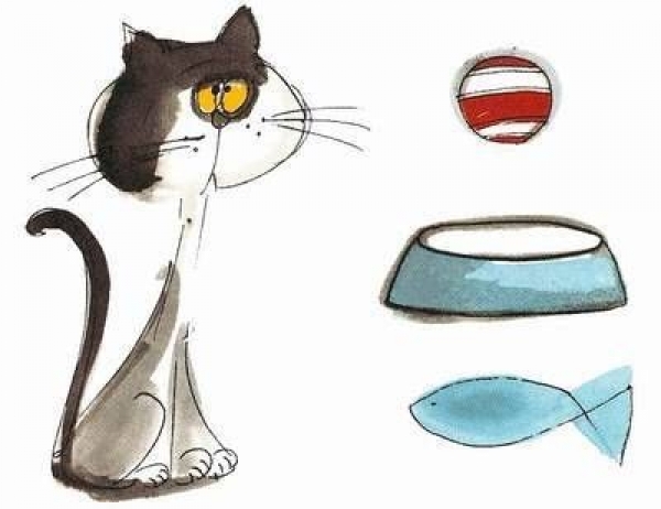 Decal - CRAFTY CATS-CAT NO3 + BITS 100MM