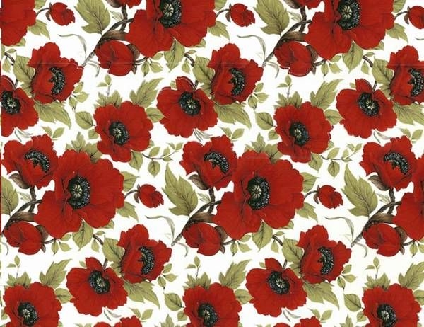 Decal - CHINTZ - POPPY SMALL CLEAR