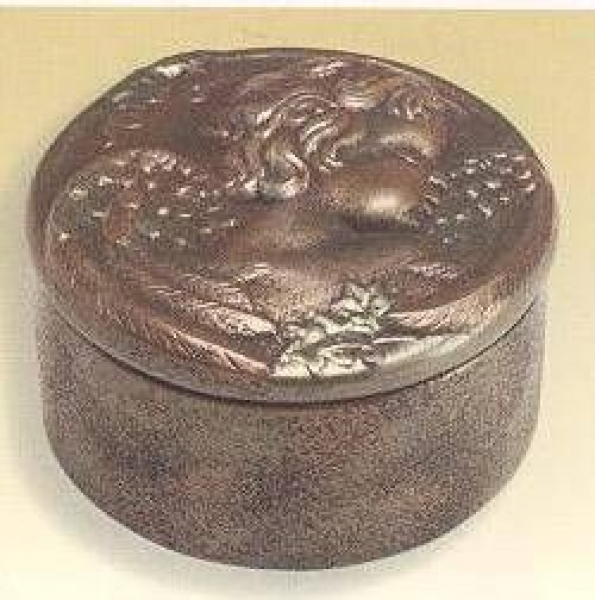 DUNCAN-Gießform - neu – Putten-Dose – 11,4 cm Durchmesser – USA