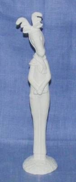 Bleistift-Elch mit Karotte – 30 cm hoch – Schrühware