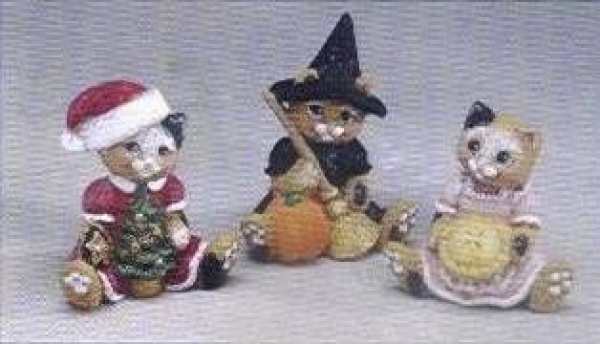 Katzen - Oktober - November - Dezember – Schrühware