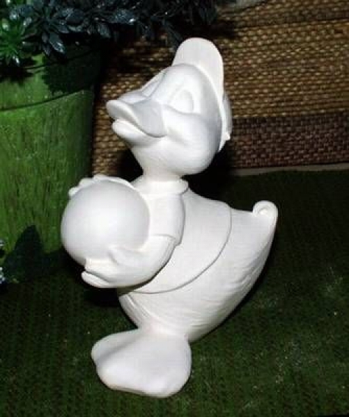 Boy Duck – 15 cm hoch – Schrühware