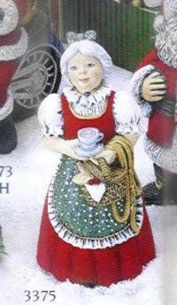 Mrs Santa – 23 cm hoch - Schrühware