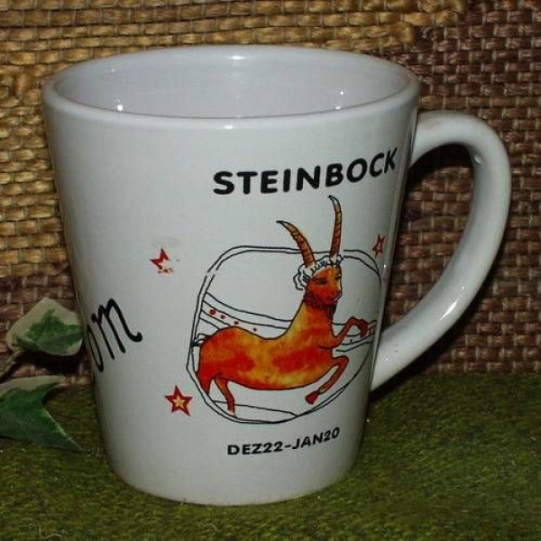 Namenstasse mit Sternzeichenmotiv Steinbock - 2.Wahl