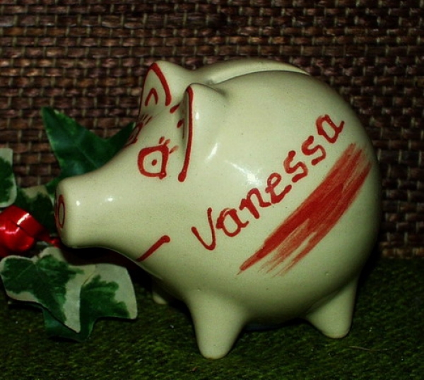 Keramik - Sparschweine - mit festen Namen - Restbestände