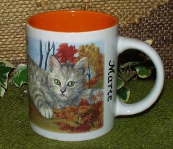Decal – Katzen – Rundum-Motiv für Tassen / Becher – 19,5 x 8,5 cm
