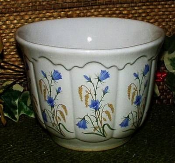 Blumentopf zum Selbstgestalten – weiß glasiert – Rohling für Decals