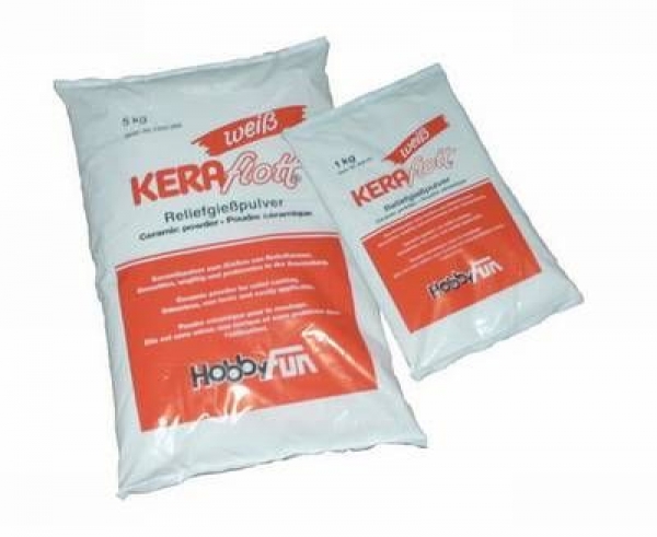 Keraflott-Gießmasse von HobbyFun - weiß - 5 kg