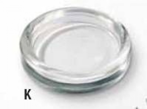 Glaseinsatz / Glasuntersatz – schwere Qualität – 8 cm Durchmesser – 2 cm hoch – DISC Glaseinsatz / Glasuntersatz – schwere Qualität – 8 cm Durchmesser – 2 cm hoch – DISC