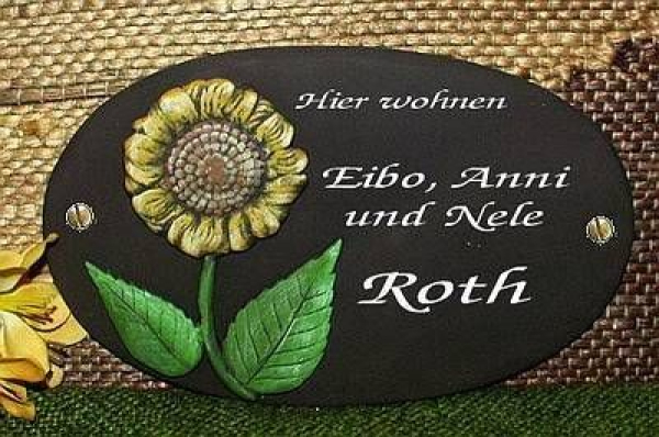 Gießform von Geschenke-Kriese – gebraucht – Türschild - Platte - Größe – 19,5 x 12 cm – zum Gießen oder Eindrücken – noch gute Form