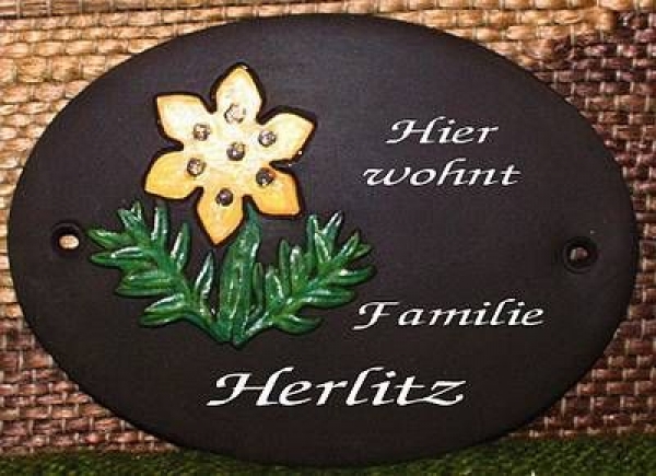 CARINA–Gießform – neu – Türschild - Platte - Größe – 16 x 11,5 cm – zum Gießen oder Eindrücken - offene Form