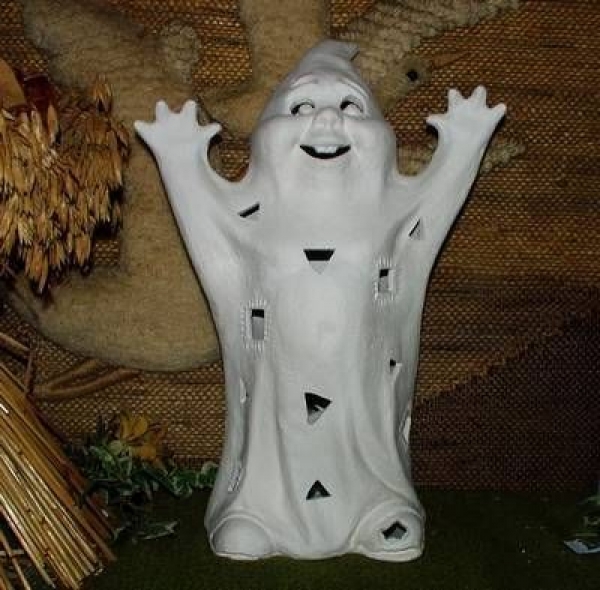 Halloween - Geist – ausgeschnitten – 40 cm hoch – Schrühware