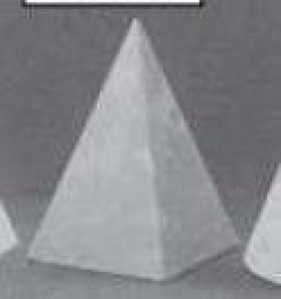 Gießform – neu – Pyramide – 12 x 12 x 18 cm – sehr schön für Windlichter