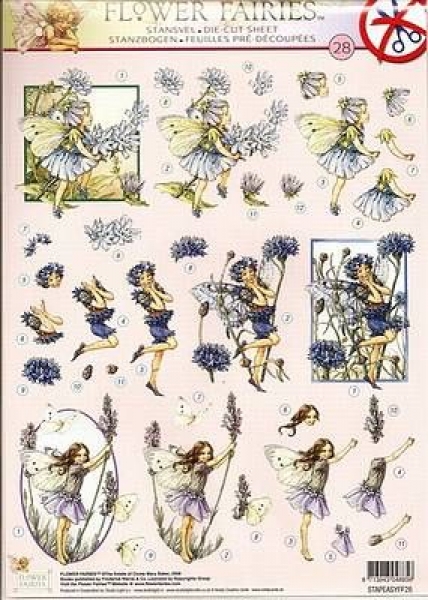 3D-Stanzbogen - Flower Fairies 28