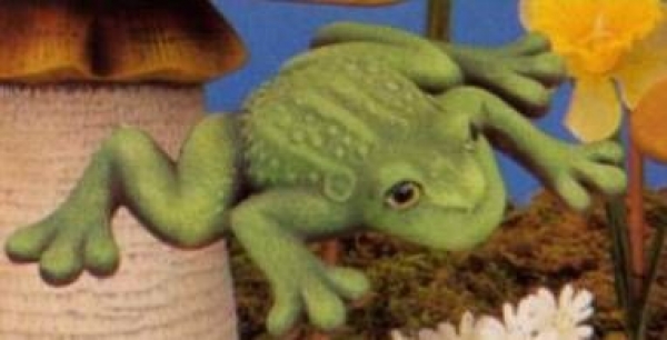 Frosch - 17,5 cm – Schrühware
