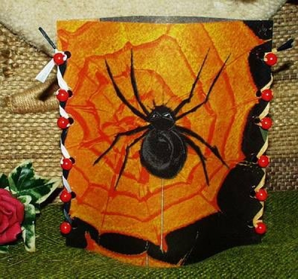 Folienwindlicht für Teelicht - Spider