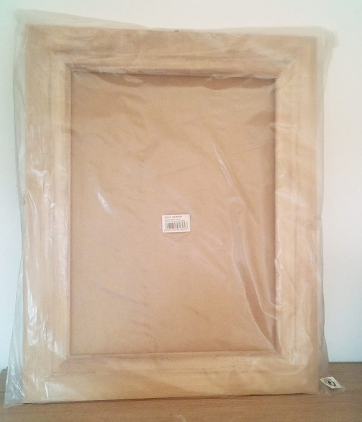 RICO-Profil-Holzrahmen 51 x 41 cm – Ausschnitt 30 x 40 cm – naturbelassen zum Selbstgestalten