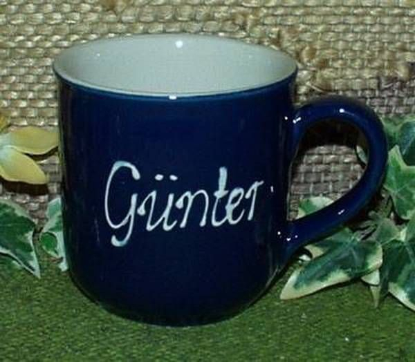 RKT - Namens-Tasse - Blau – Günter