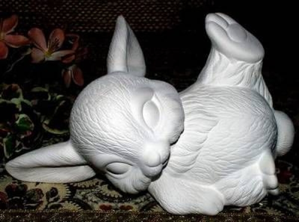 RIVERVIEW-Gießform - neu – liegender Hase – 14 x 22,5 cm - USA