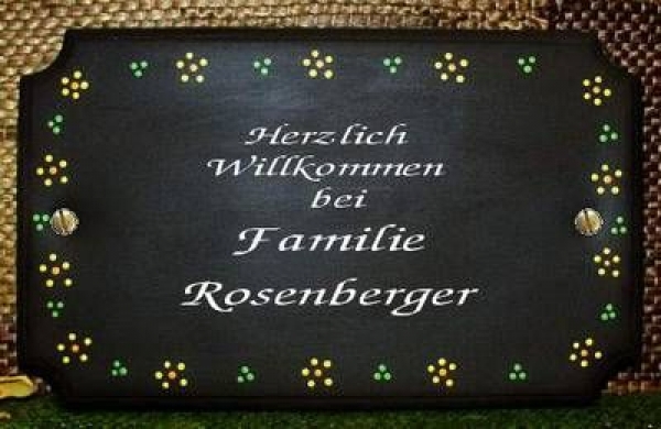 Türschild – 15 x 24 cm - Schrühware