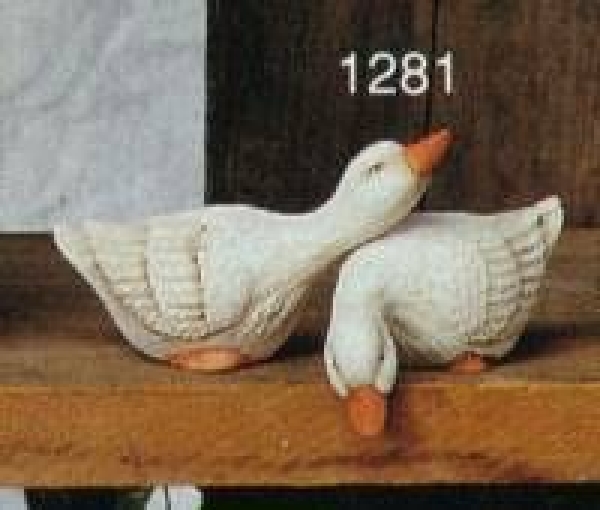 SCIOTO-Gießform - neu - Gänse im 2er-Set – je 13 cm lang – USA