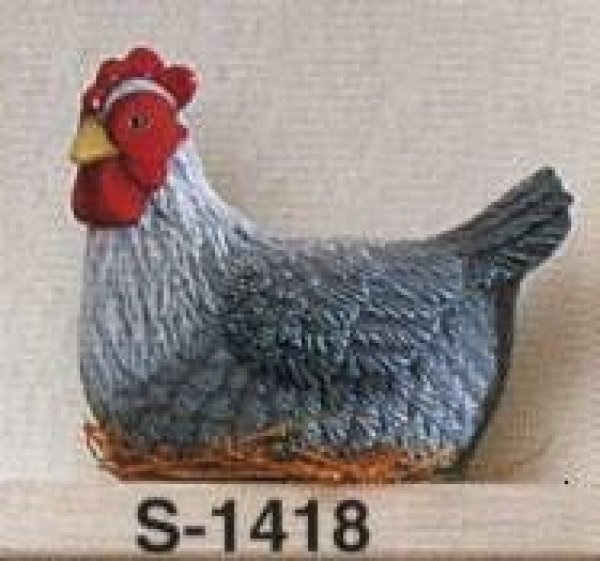 Huhn - Henne - 13 cm lang - Schrühware - Sonderangebot