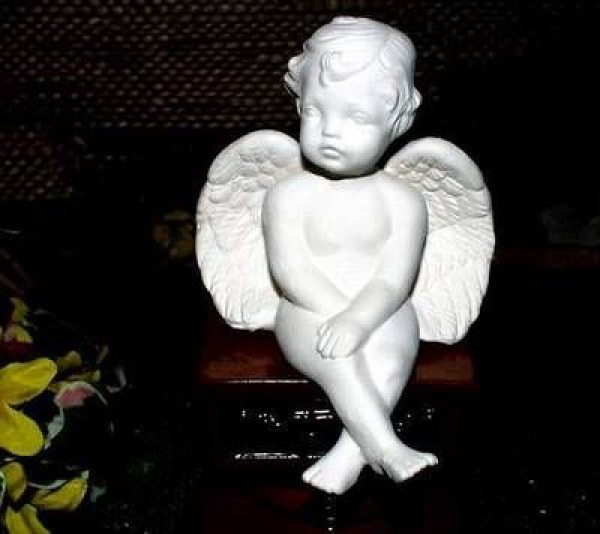SCIOTO-Gießform - neu – Putte klein - nach rechts schauend - 10,2 cm hoch - USA