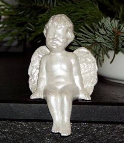 SCOTO-Gießform - neu – Putte – klein – zuhörend – 10 cm  - USA