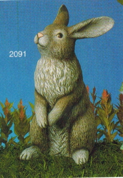 großer stehender Hase – 35 cm hoch – Schrühware