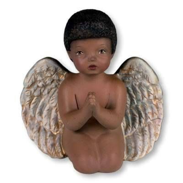 SCIOTO-Gießform - neu – schwarze Putte – klein – betend – 10,2 cm hoch - USA