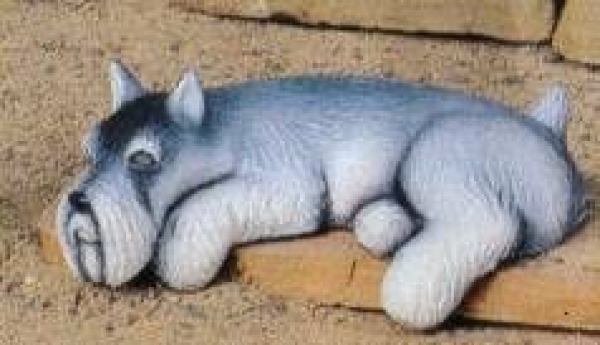 SCIOTO-Gießform - neu - Regal - Hund - Schnauzer – 12,5 cm lang - USA